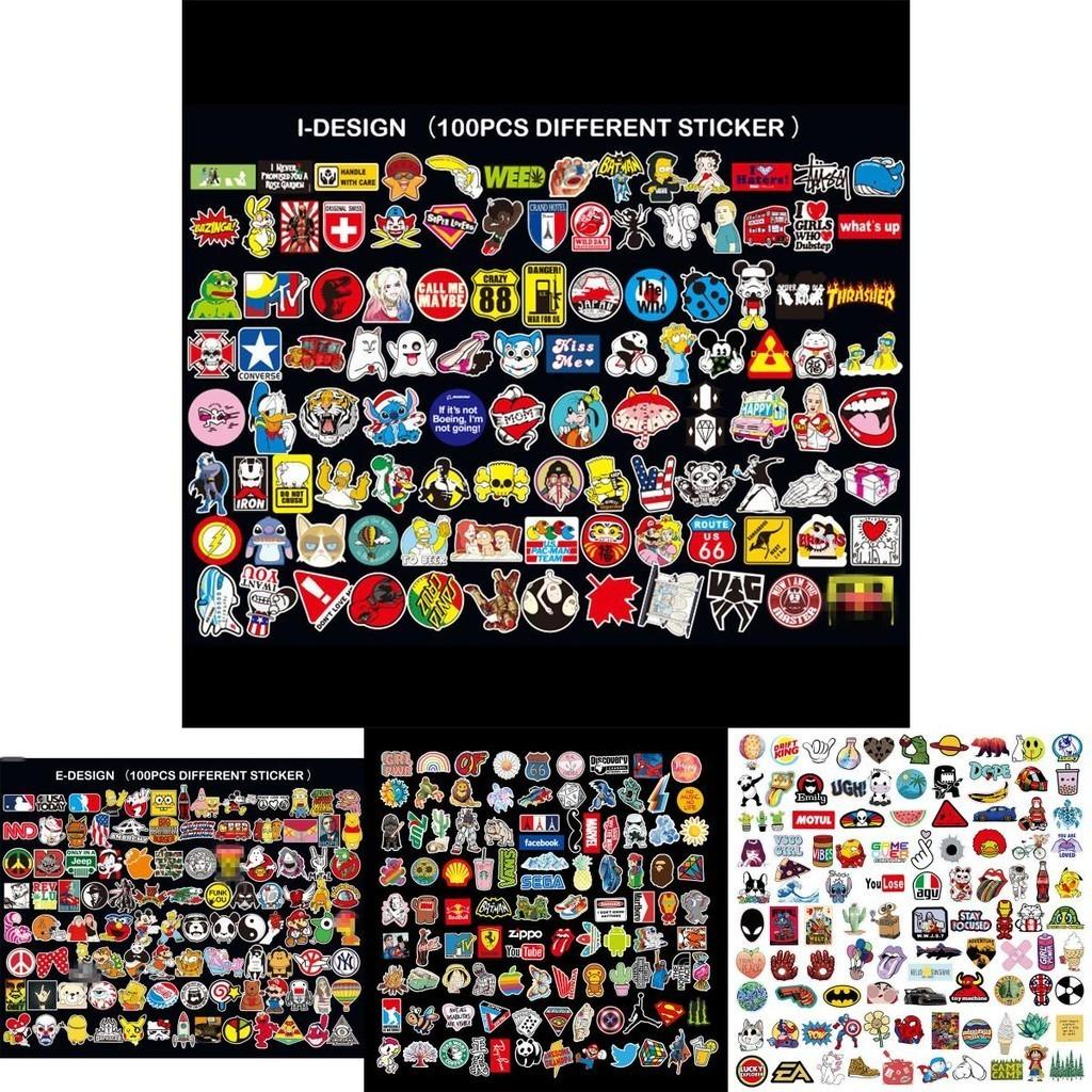 Wasserdichte 100 Stück One Piece Mario Autoaufkleber Zeige deinen Stil!