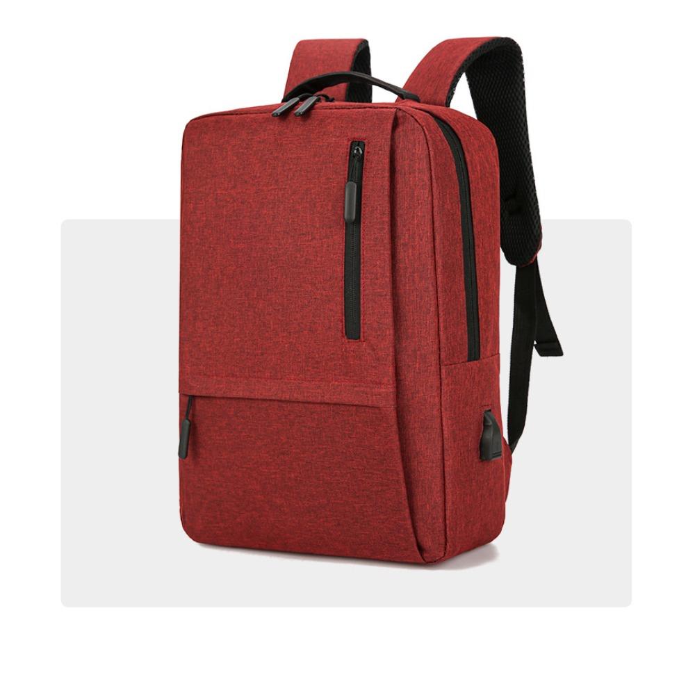 Backpack large capacity computer bag simple business multi-function usb charging backpack schoolbag men's