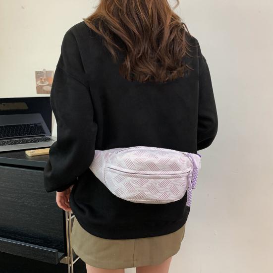 Dámská malá crossbody taška, ledvinka s nastavitelným popruhem, přenosná náprsní taška pro každodenní cestování, práci, dojíždění a další aktivity.