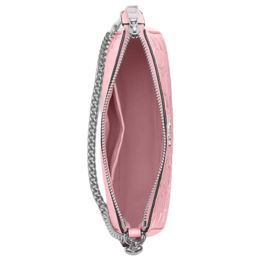 Coach Nolita 19 Heart Pendant Chain Handle Zipper Closure Patent Leather Handbag Small Women Handbag Pink CCZ27-SVPK