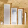 Desktop Frosted Transparent Colored Pen Storage Box