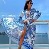 Summer New Suspender Dress Bohemian Dress Digital Printing V-Neck Sleeveless Dress