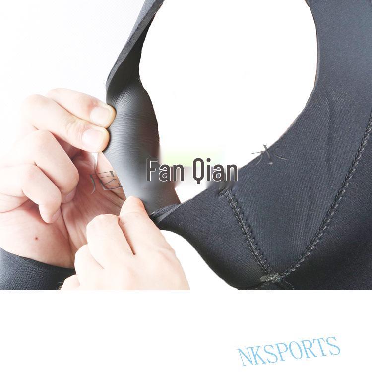 7mm Jednoczęściowy Neoprenowy Kombinezon Nurkowy z Kapturem do Spearfishing