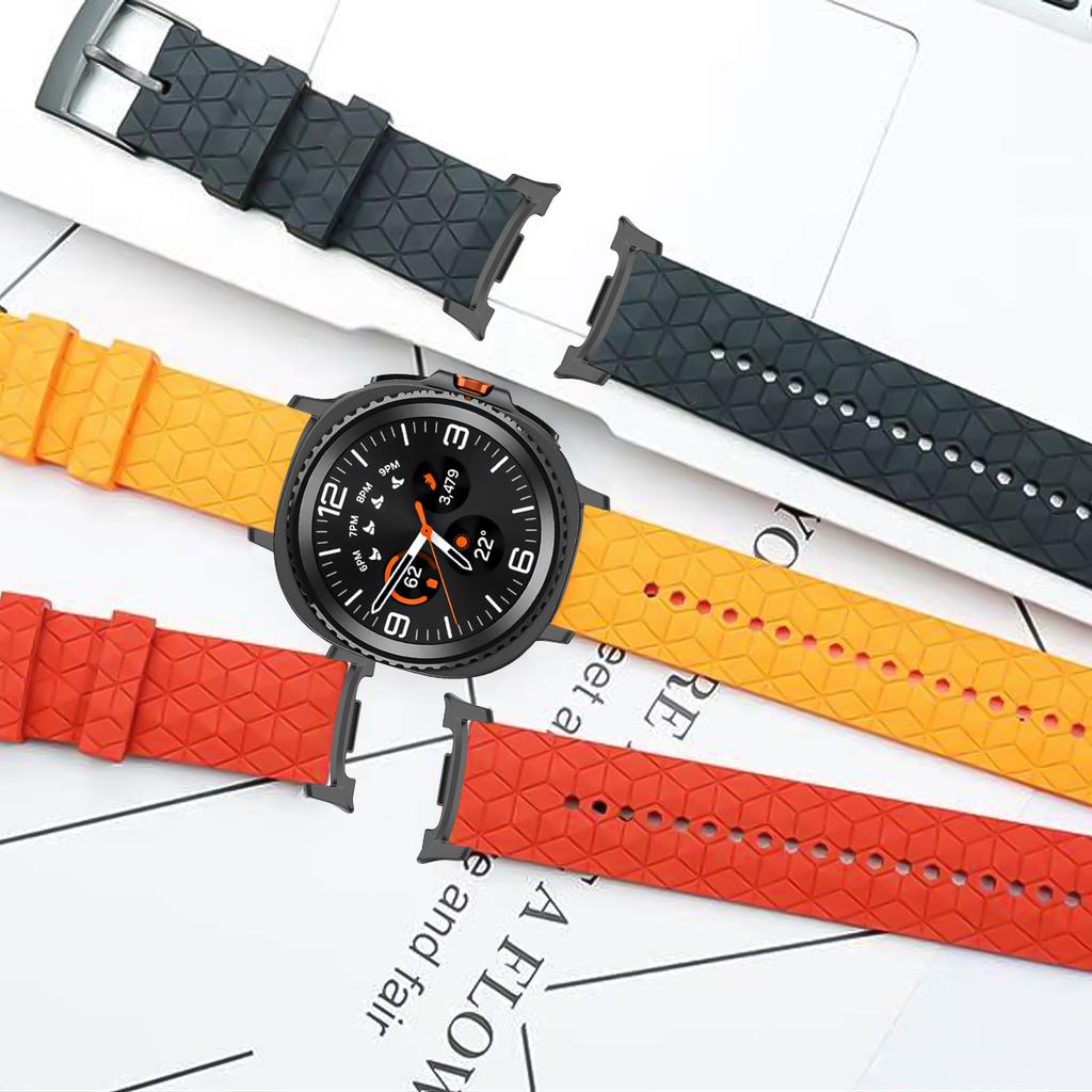 Swim Silicone Strap for Samsung Galaxy Watch 8 Classic 46mm 40mm 44mm Soft Breathable Bracele for Galaxy Watch Ultra 47mm 2025 Band