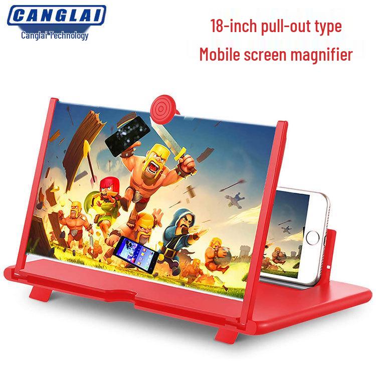 18-inch Ultra-Clear Pull-out Phone Screen Magnifier with Eye Protection