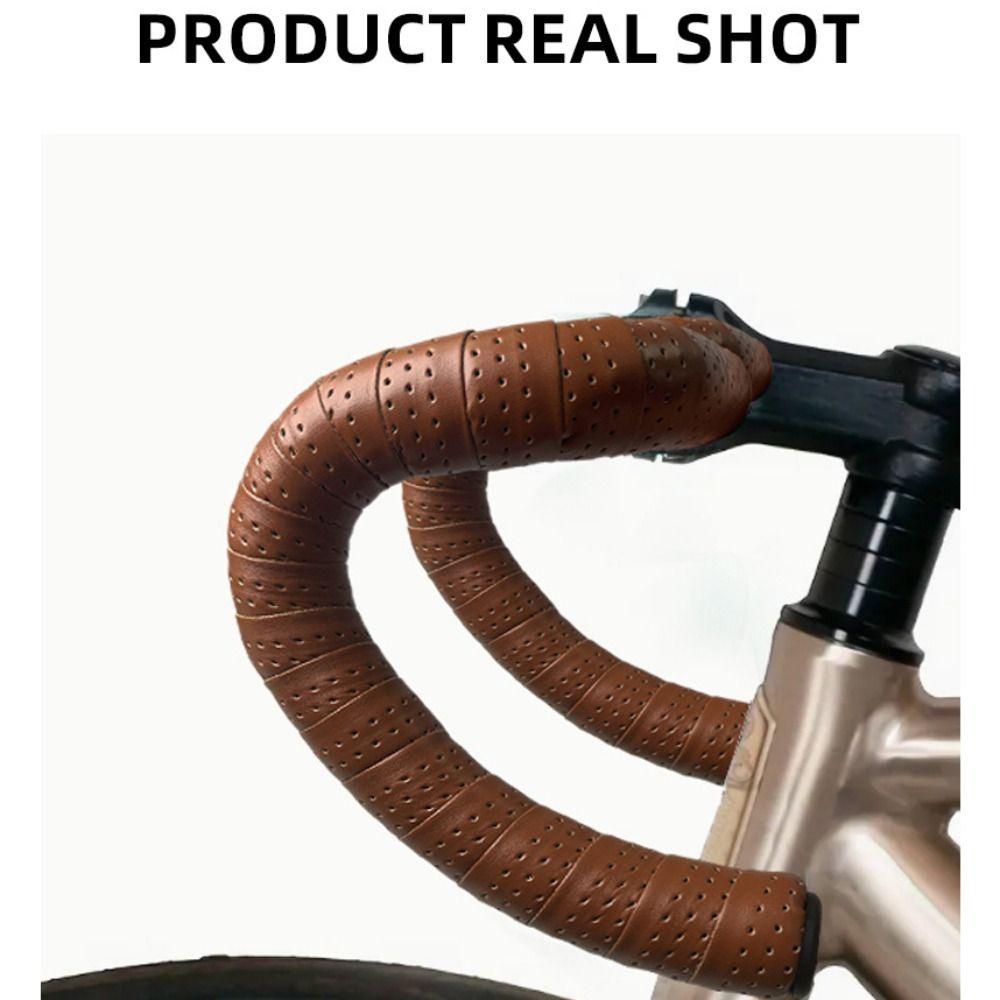 Anti-Slip Bicycle Handle Belt Straps PU+EVA Handle Bar Wrap Straps Durable Cycling Accessories