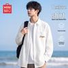 Men's Three-Proof Textured Long-Sleeve Shirt
