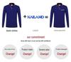 Men's Customizable Zippered Stand-Up Collar Hoodie with Double-Sided Jacquard Logo Print