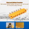 Brass Oil Distributor 5/6 Way Adjustable Lube Oil Piston Distributor Value Manifold Block for Centralized Lubrication System(1 in 6 Out)
