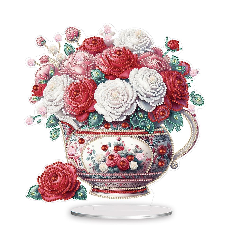 

5D DIY Diamond Painting Red Romantic Rose Home Decoration Ornament Diamond Embroidery Cross Stitch Valentine s Day Decor Gift