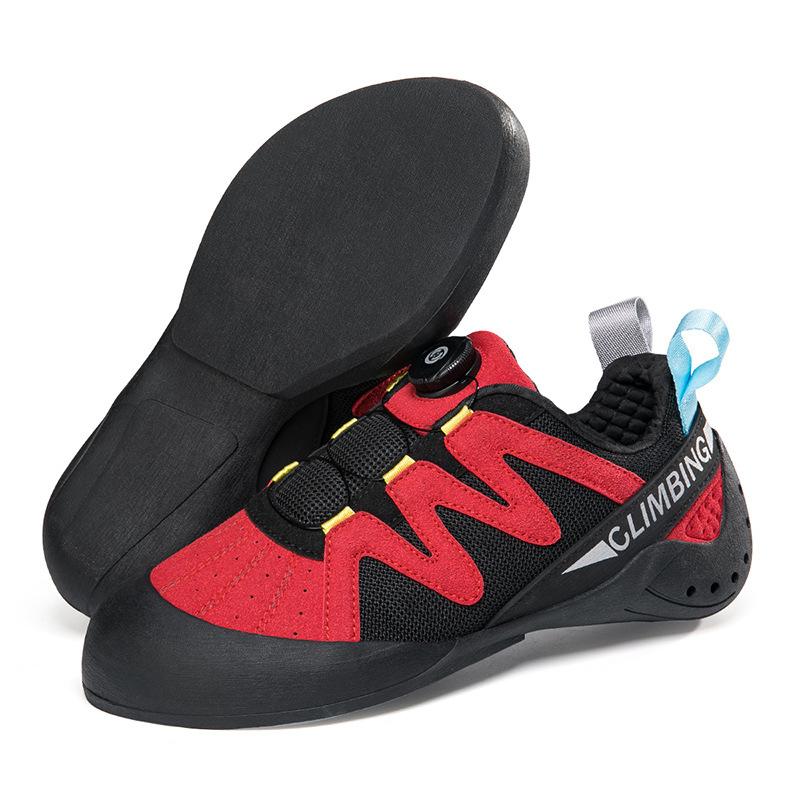 Climbing Shoes Indoor Training Shoes Bouldering Buckle Professional Male and Female Teenagers Beginner Competitive Climbing Shoes Customization