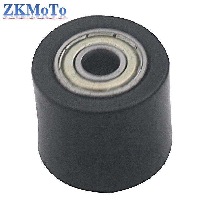 8mm 10mm Drive Chain Roller Pulley Wheel Slider Tensioner Wheel Guide For Street Bike Enduro Motorcycle Motocross ATV CRF CR XR