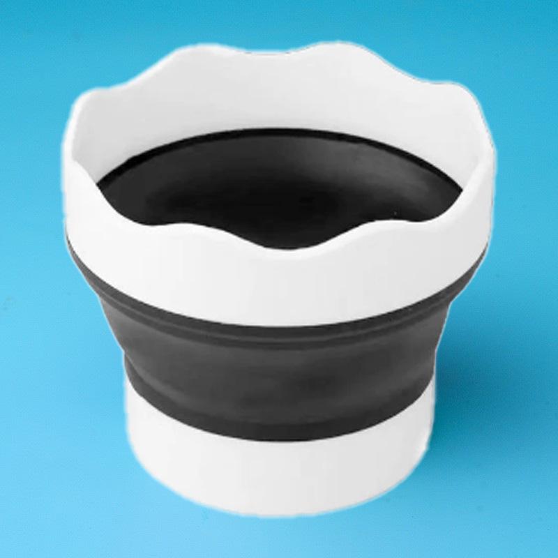 Mini Folding Silicone Watercolor & Gouache Brush Holder Cup