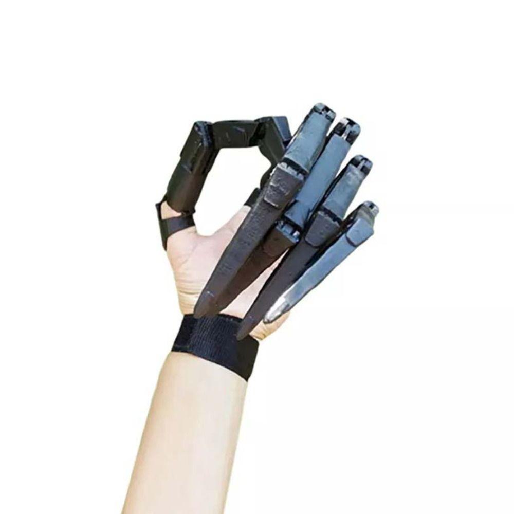 

Палец-перчатка 3D Сочлененный палец Страшные поддельные пальцы Накладки Гибкий палец Вечеринка Black Left Hand