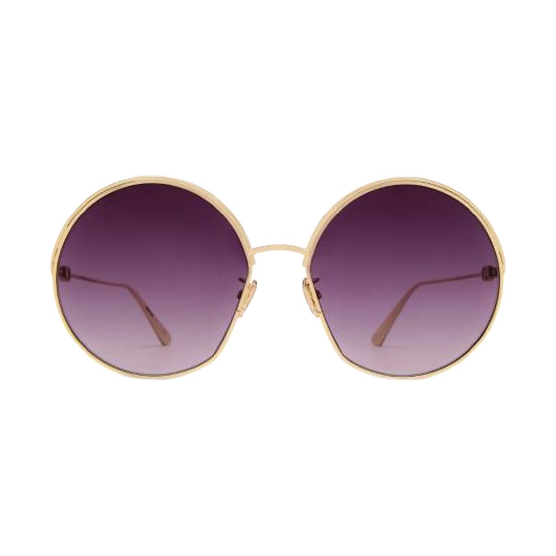 Dior Hollow Decoration Alloy Irregular Shape Sunglasses Women sunglasses Gold EVERDIORR1UB0D1 Gold,61