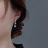 925 Sterling copper Exquisite Flower Zircon Earrings Are Fashionable And Elegant Suitable For Women To Wear Zircon