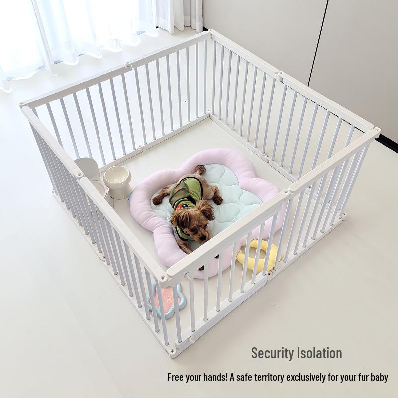 Meng Xiao Bao Indoor Pet Fence & Gate for Small To Medium Dogs and Rabbits