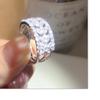New Port Wind Lace Edge High Carbon Diamond Ring Female Platinum Plated Fashion Minority