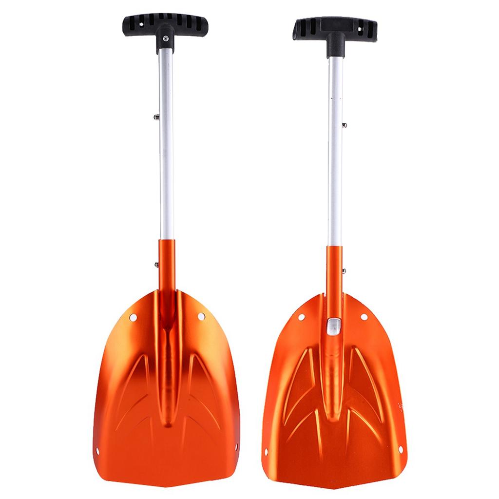 Aluminum Alloy Detachable, Winter Snow Ice outdoor snow Telescopic orange skiing Shovel Outdoor Kit Tool Orange
