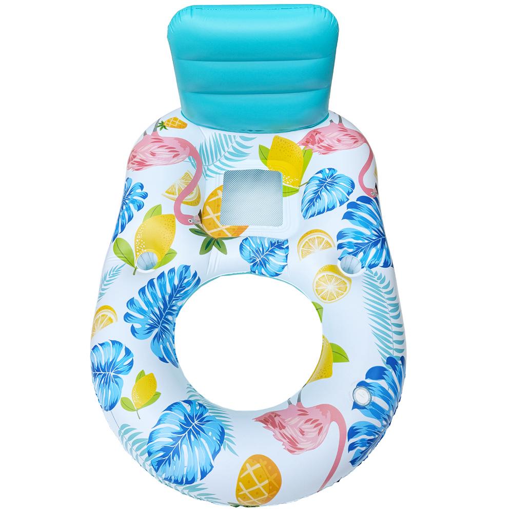 New Style Daisy Stripe Inflatable Pool Float Lounger