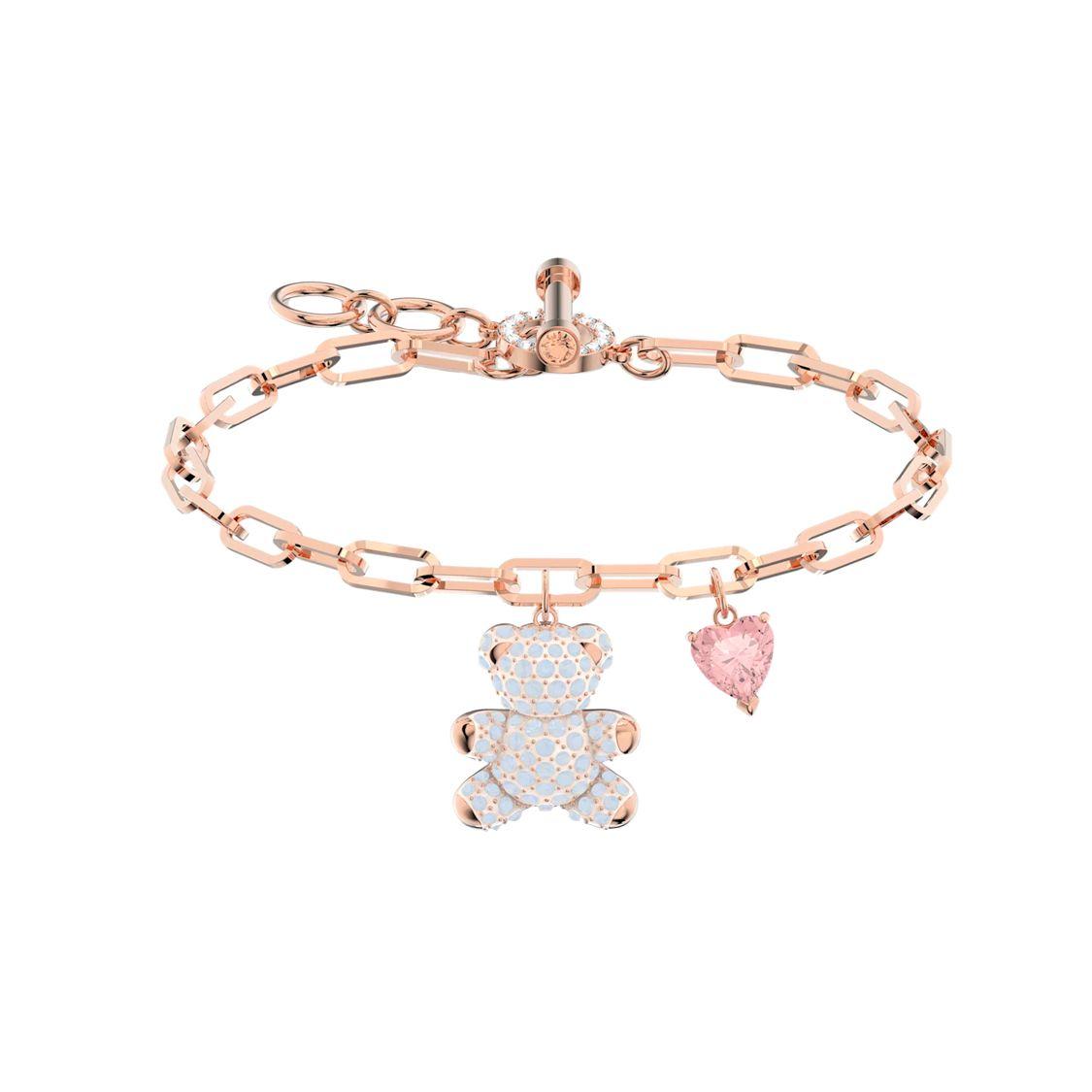 

Swarovski Teddy Sparkling Teddy Bear Bracelet Women bracelet Rose-Gold 5599284 Box (Random Color)