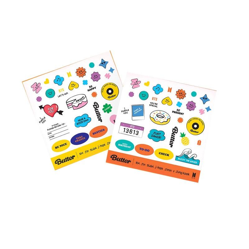 buy kpop bts bt21 butter notebook laptop luggage refrigerator mobile phone waterproof stickers decoration stickers at affordable prices free shipping real reviews with photos joom
