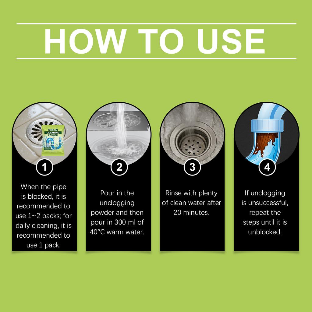 Powerful Dredging Powder Cleaning Powder;Pipe Unblocking; Sewer Cleaning