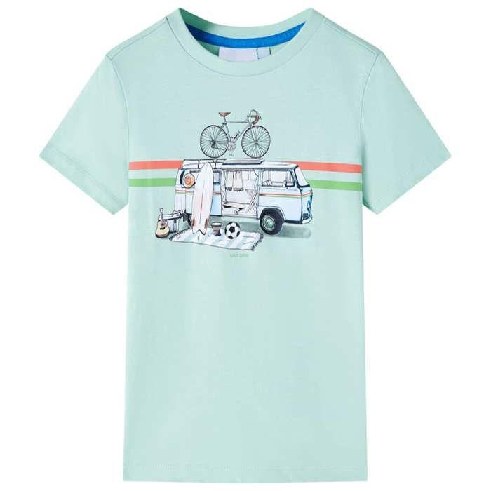 T-shirt pour enfants menthe claire 92/104/116/128/140