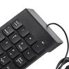 USB-Ziffernblock Numpad Numerische Tastatur 18 Tasten für Laptop Desktop-PC Neu