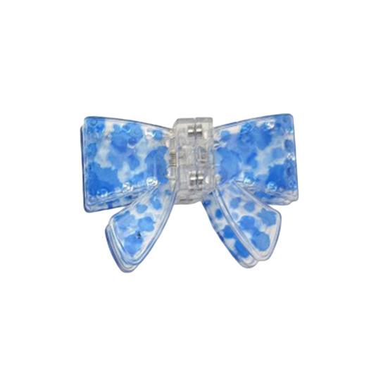 1/4Pcs Hair Clips for Women, Imitation Acetate Plate Hair Claw with Strong Spring Clamp, 3D Bow Design Magnetic Hair Clip for Daily Wear