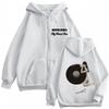 Sienna Spiro My House Tour  Graphic Zipper Hoodie Men Women Hip-hop Vintage Sweatshirt Long Sleeves Casual Zip Up Jacket Top