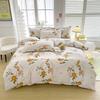 Romantic Peony Floral Duvet Cover Set Reversible Shabby Flower Comforter Cover with 2 Pillowcase Vintage Farmhouse Bedding Set