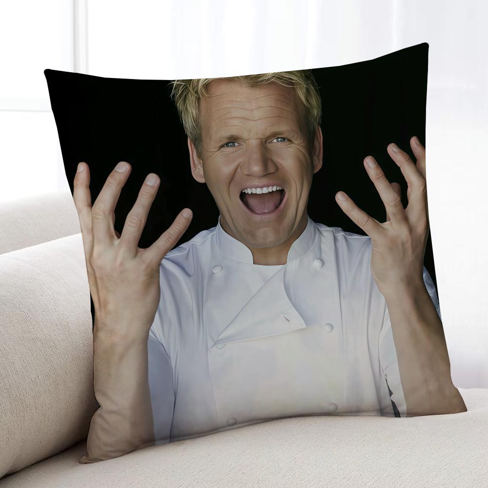 

Chef Funny GGordon Ramsay cushion cover Home Bedding Sofa living Room pillowcase Simple Soft Skin Cushion Cover Party Gift 30x30cm