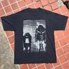 Nuovo! T-shirt Unisex in Cotone Pesante Nera Crystal Castles