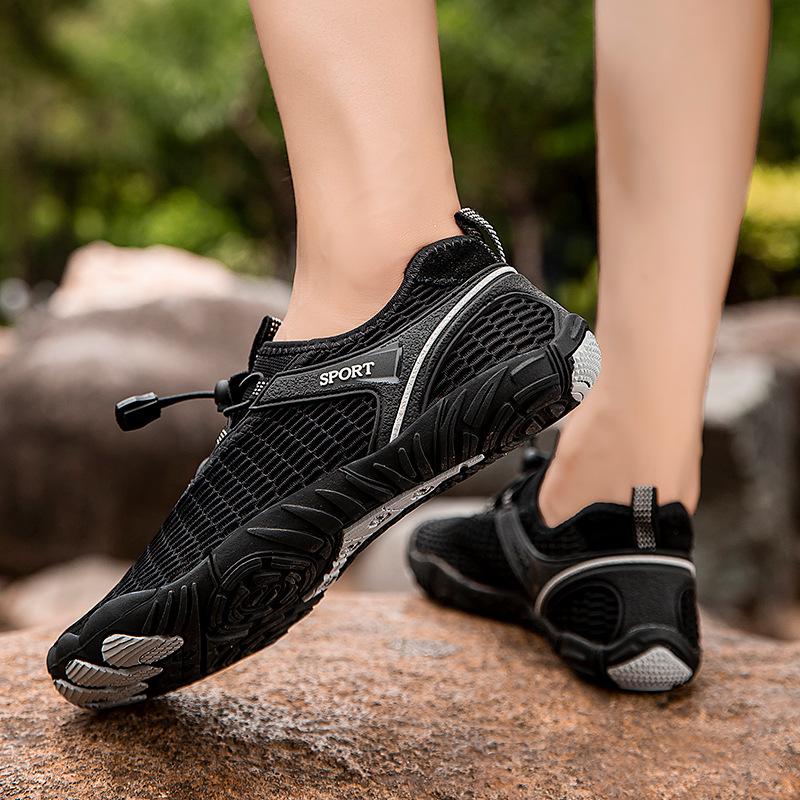 Mode Outdoor Schuhe Männer Atmungsaktive Mesh Sommer Loafers Komfortable männer Casual Schuh für Berg Trekking Freizeit Flache 2024