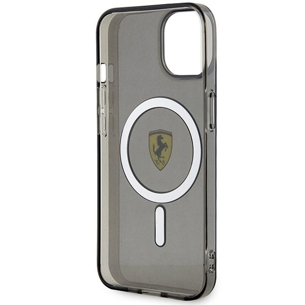 Etui Do iPhone 14 Plus Ferrari Translucent MagSafe Czarny