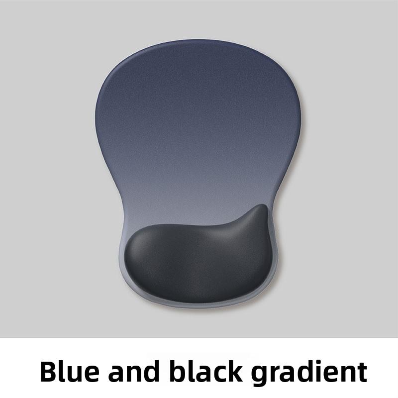 Напульсник Коврик для мыши Силиконовая подушечка для запястья Плавное изменение Простой Утолщенный Нескользящий Эргономичный Коврик для компьютерной мыши