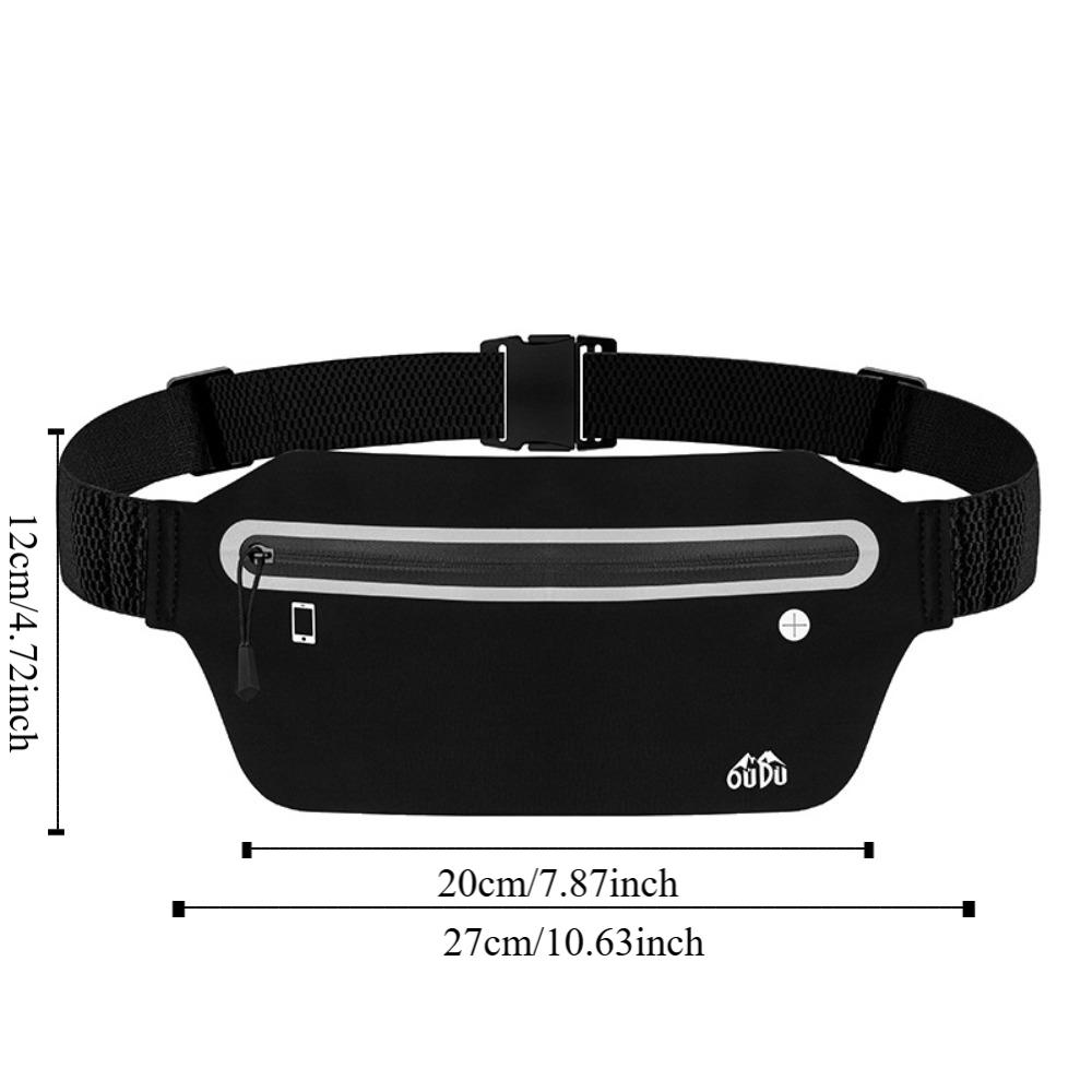 High Elastic Sport Mobile Waist Bag Close Fitting Sports Phone Bag Running Waist Bag  Men Women
