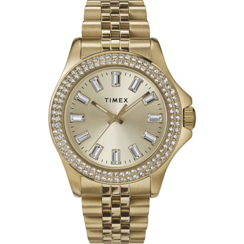 TIMEX Women's Quartz KAIA Stainless Steel Gold Watch TW2V80000