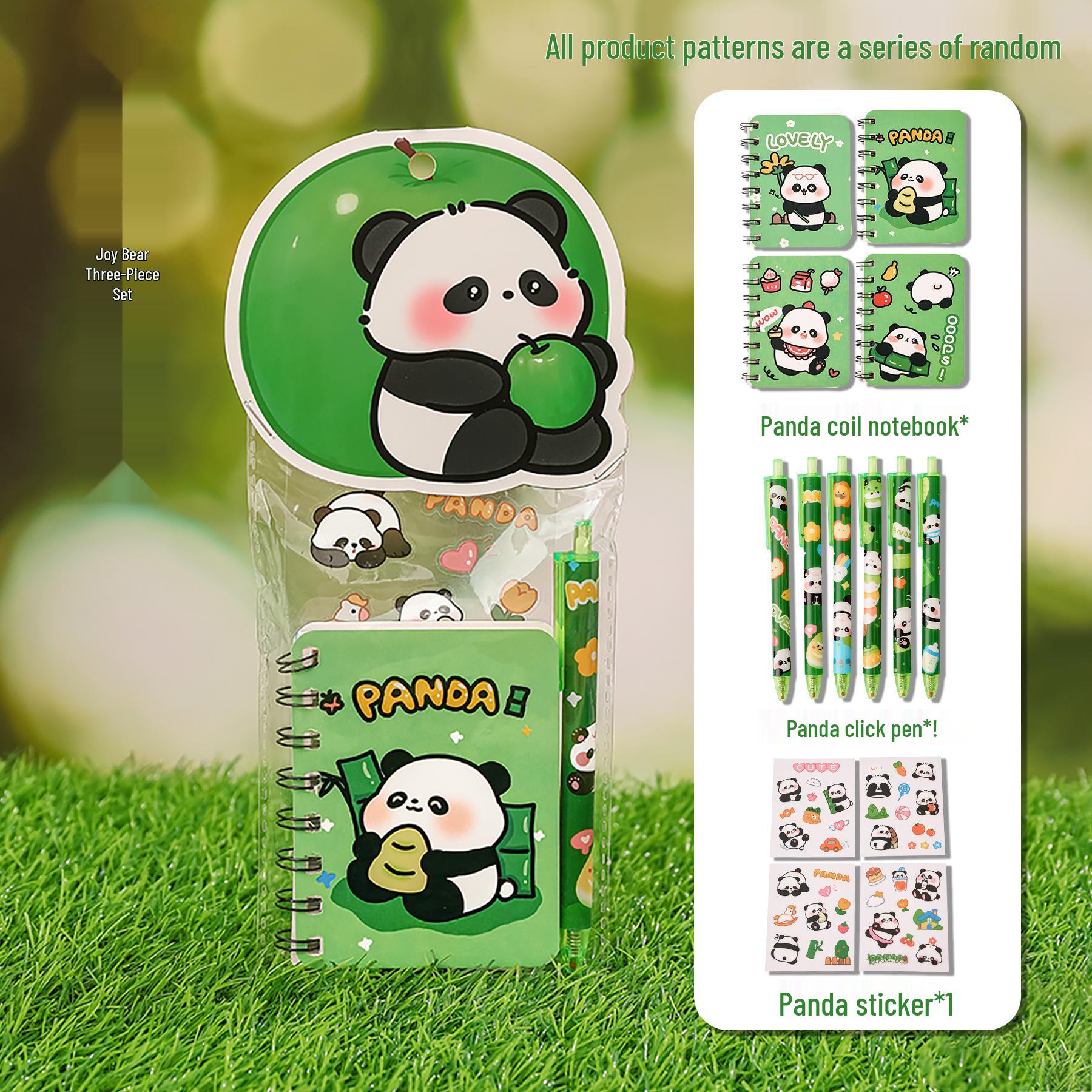 Panda Stationery Set: Graduation Student Gift & Cartoon Souvenir