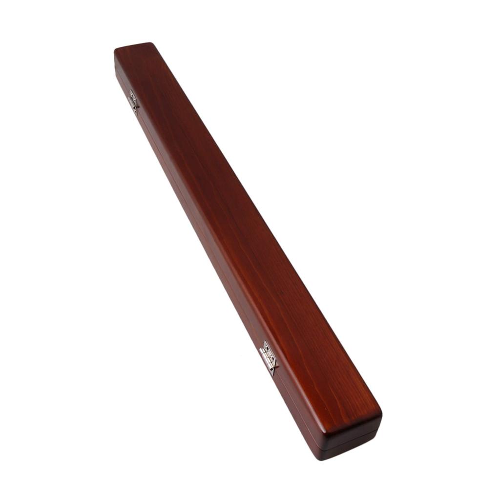Yibuy 460x44x37mm Wooden Baton Case for Orchestra Conductors, Redwood Color, No Baton, Solid Construction and Simple Design, Luxurious Design.
