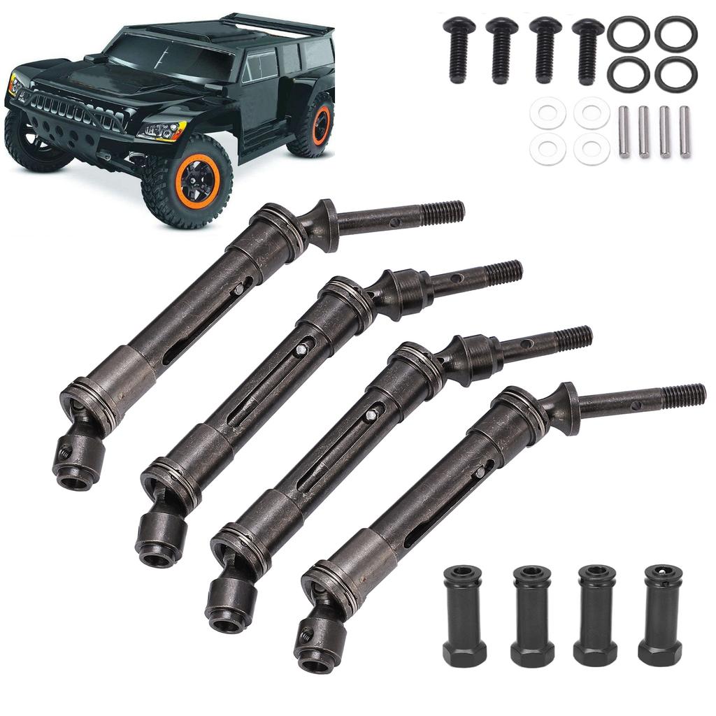 Front and Rear Drive Shaft Aluminum Alloy CVD Upgrades Parts for 1Celsius10 RC Car