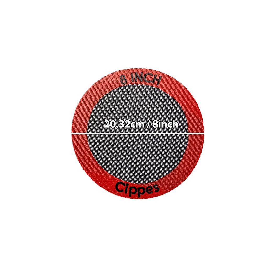 1 / 3PCS Round Silicone Perforated Baking Mat, Non-Stick Reusable Baking Sheets, for Pizza, Bread, Cake Pan, Air Fryer, Oven