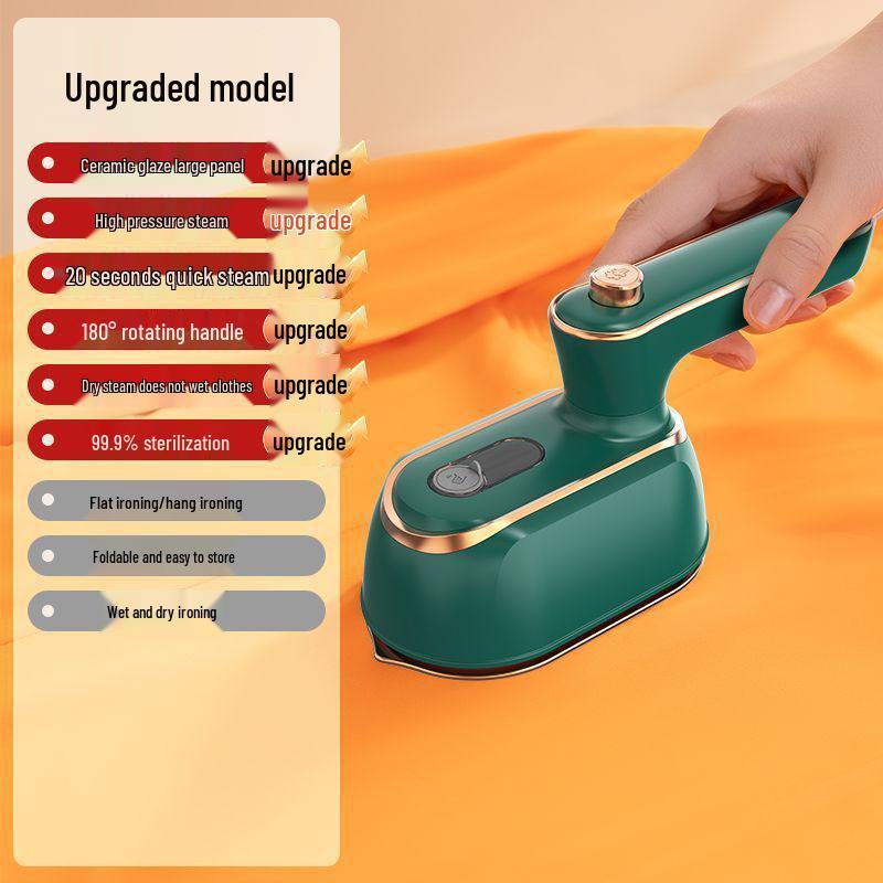 Instant Wrinkle Remover: Portable Handheld Garment Steamer & Iron
