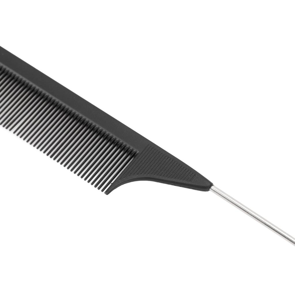 10pcs Rat Tail Comb Set Fine Tooth Hair Parting Teasing Comb Long Steel Pin Rat Tail Comb for Hairdressing