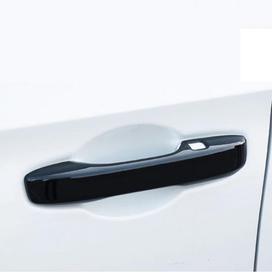 Bright Black Front Door Handles Cover Trim For Honda CRV CR-V -2025