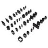 39 Shapes Leather Cutter Punch High Density High Carbon Steel Thin Sharpness Hollow Punch Cutter for DIY Handicraft Belts