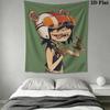 Gorillaz Wall Tapestry Aesthetic Wall Hanging Printed Fabric Blanket Decorative Tapestries for Bedroom Living Room Home Decor