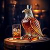 Skleněná karafa na whisky ve tvaru orla Láhve na whisky ve tvaru zvířat Sběratelská novinka Nádoba Karafa na víno Barová dekorace