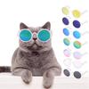 Vintage Katzen Sonnenbrille Runde Hundebrille Niedliche Haustier Sonnenbrille Sommer Outdoor